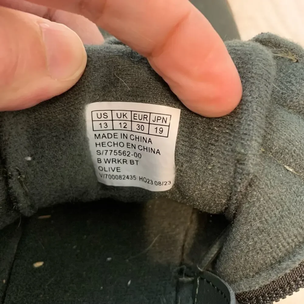 GAP Army Green Combat Boots